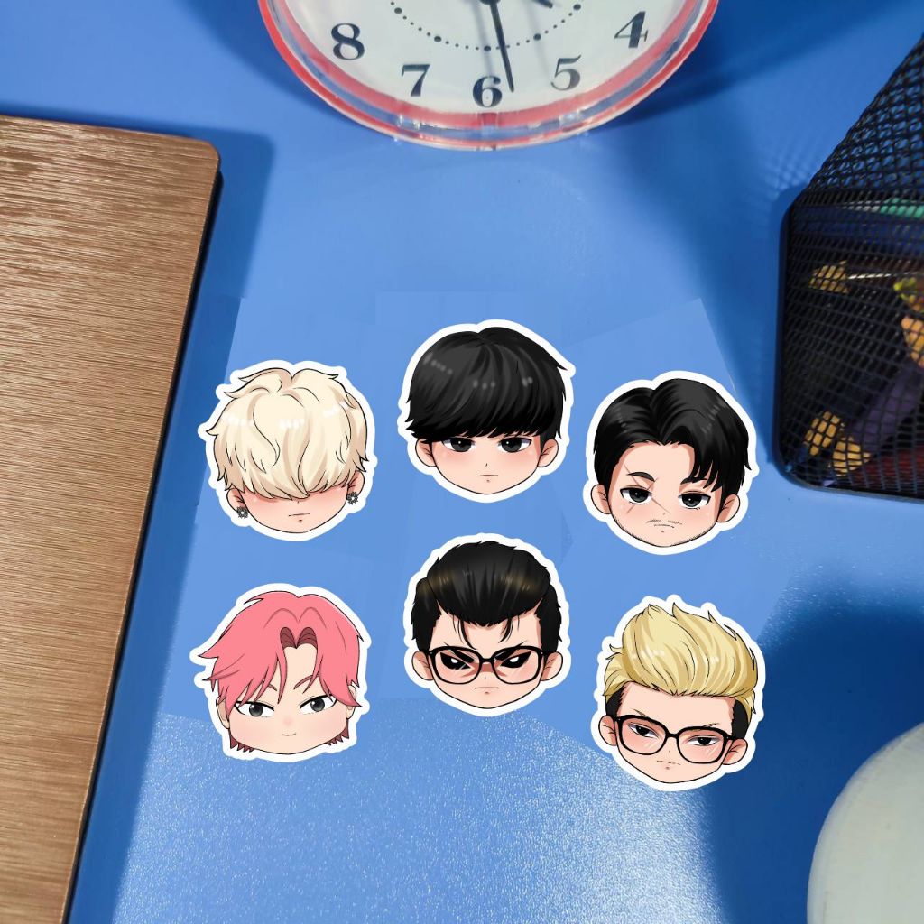 สติ๊กเกอร์ Manhwa สมบูรณ์ที่สุด - สติ๊กเกอร์อนิเมะ Lookism - Park Houseok - Jay Hong - Vasco - Jong 