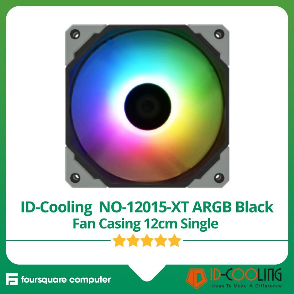 ID-Cooling NO-12015-XT ARGB Black Fan Casing 12cm Single