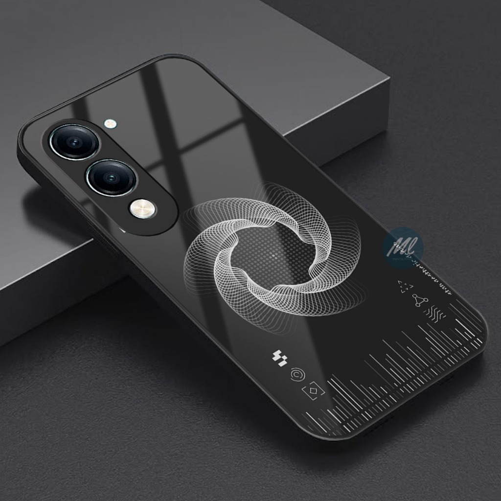 ล่าสุด Vivo Y04 Glass Softcase Camera Protect Phone Case [MG57] สินค้าที่กําหนดเอง