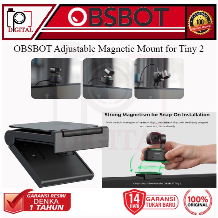 OBSBOT แท่นยึดแม่เหล็กแบบปรับได้สําหรับ Tiny 2 Original