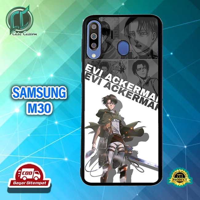 เคส SAMSUNG M30 สําหรับโทรศัพท์ทุกประเภท [AOT Motif] _เคสเงาล่าสุด _เคสแบบกําหนดเอง_Hardcase 2D Glos