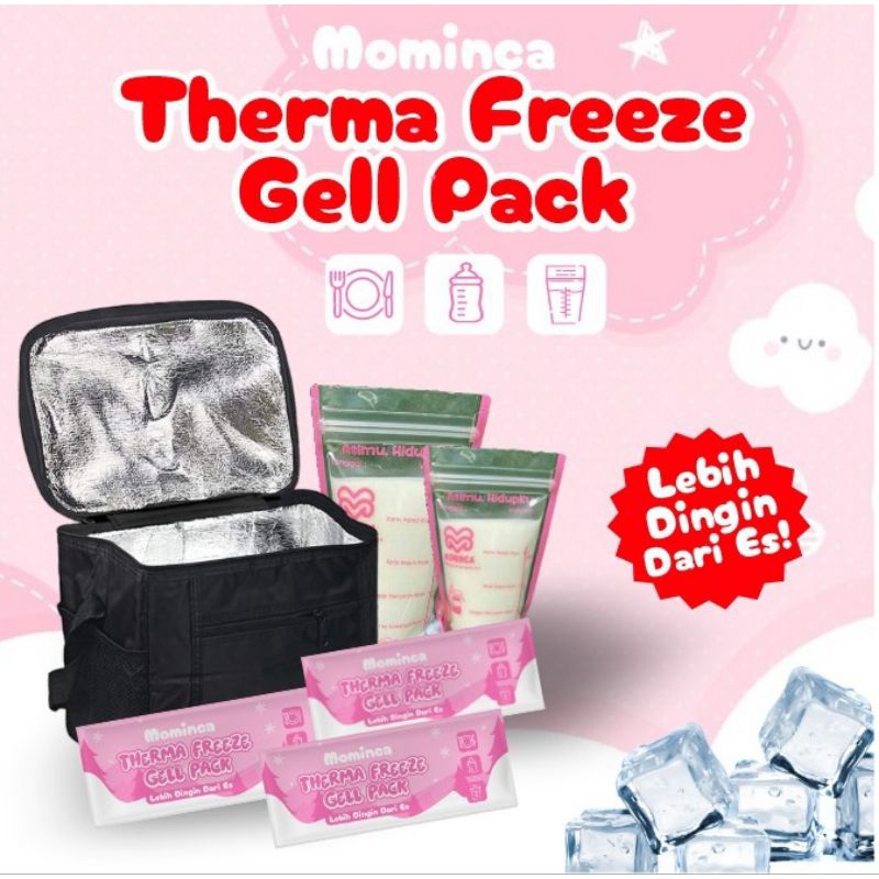 Mominca Thermafreeze / Dry Ice Gel Ice Gel Cooling Breast Milk Cooler