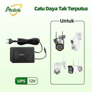 UPS 12V 6000mAh & 5V 3000mAh untuk Kamera CCTV Router Modem Catu Daya Tak Terputus Anti Mati Listrik