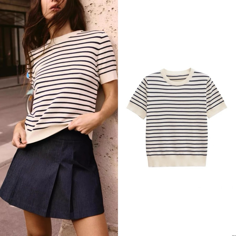 CRVT5634 - เสื้อลายทาง Vara