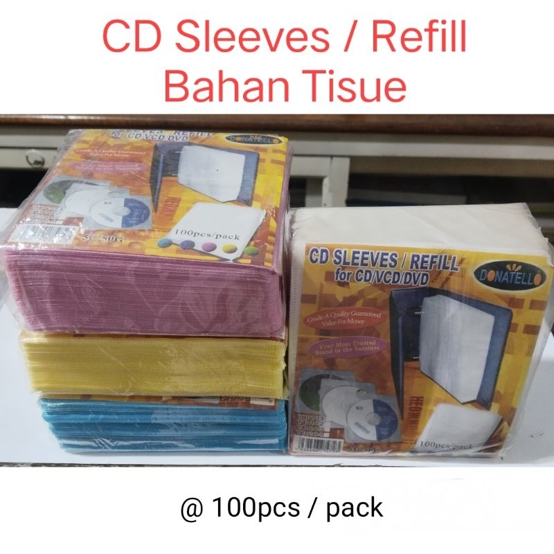 CD Case / Refill CD case ผลิตจากวัสดุทิชชู่ 2 ด้าน