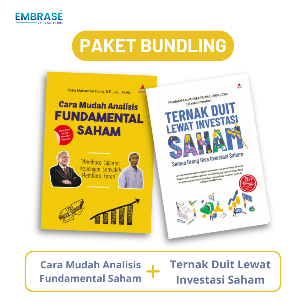 BUNDLING PACKAGE Easy Ways to Analysis of Fundamental Stock & Money Farming Through Stock Investment