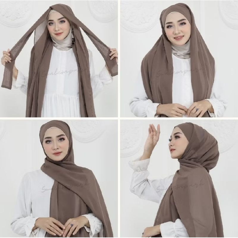 ผักดองสําเร็จรูปของมาเลเซีย | Pashmina JERSEY MALAY 2IN1 | Pashmina MLAY PREMIUM JERSEY