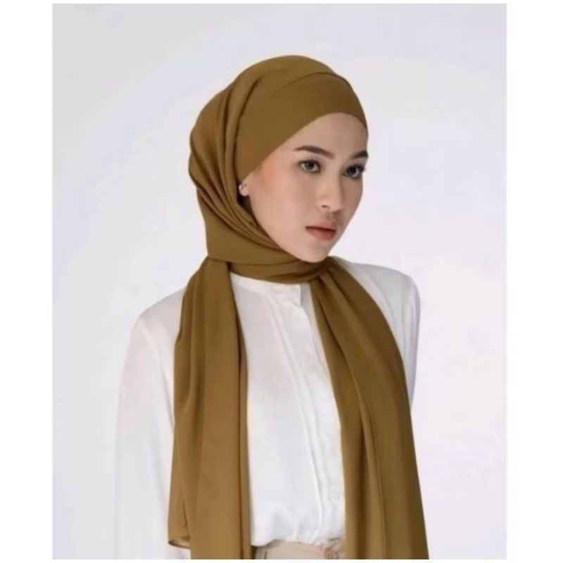 ผักดองสําเร็จรูปของมาเลเซีย | Pashmina JERSEY MALAY 2IN1 | Pashmina MLAY PREMIUM JERSEY