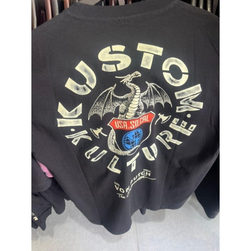 Von DUTCH 1067 เสื้อยืดสีดํา