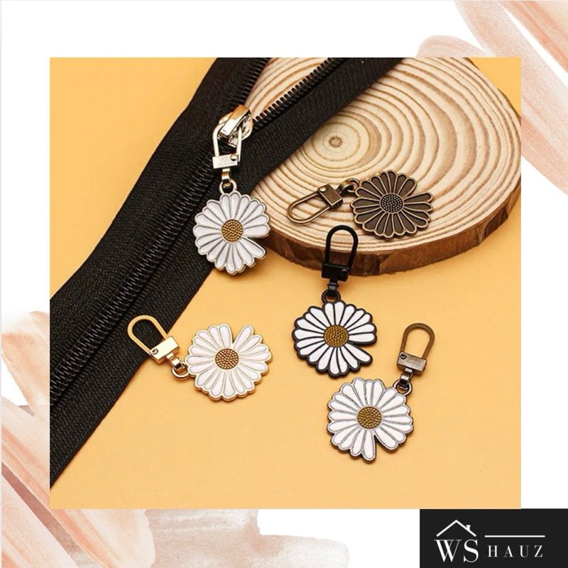 (1 ชิ้น) UNIVERSAL CUTE CHARACTER METAL HOOK ZIPPER HEAD PULLER MULTIFUNCTIONAL REPLACEMENT ZIPPER R