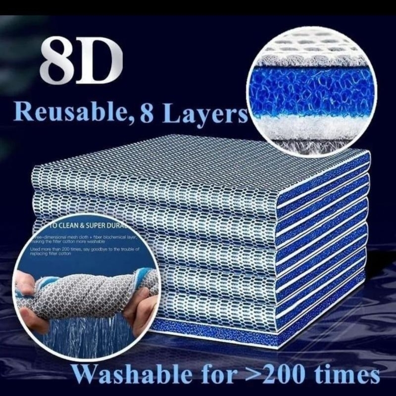 AQUARIUM FOAM/AQUARIUM FILTER MEDIA/NANO FILTER FOAM 8D