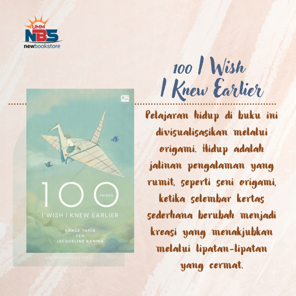 100 สิ่ง I Wish I Knew Earlier - Grace Tahir