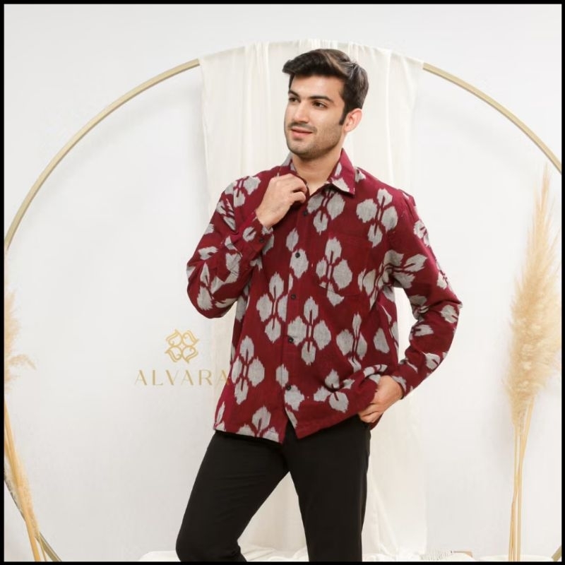 KEMEJA LONG-SLEEVED SHIRT - JEPARA WOVEN - BLANGKET WOVEN