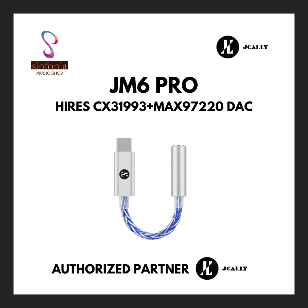 JCALLY JM6 Pro Hires CX3193+MAX97220 DAC Type C ถึง 3.5 มม.อะแดปเตอร์แปลง