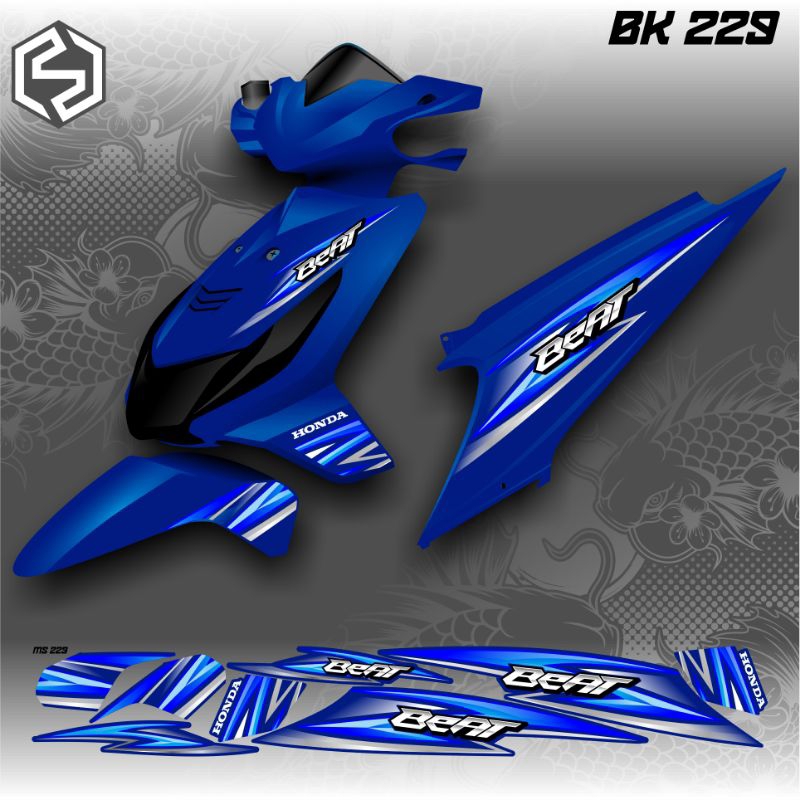 Beat คาร์บูเรเตอร์ Graphic Striping Thailand Variation / bk 229 / bk 237