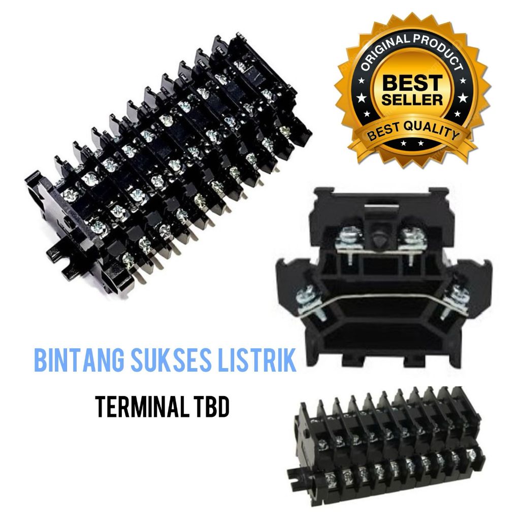 บล็อกเทอร์มินัลดั้งเดิม TBD-10A TBD-20A บล็อกเทอร์มินัล tbd 10a 20a