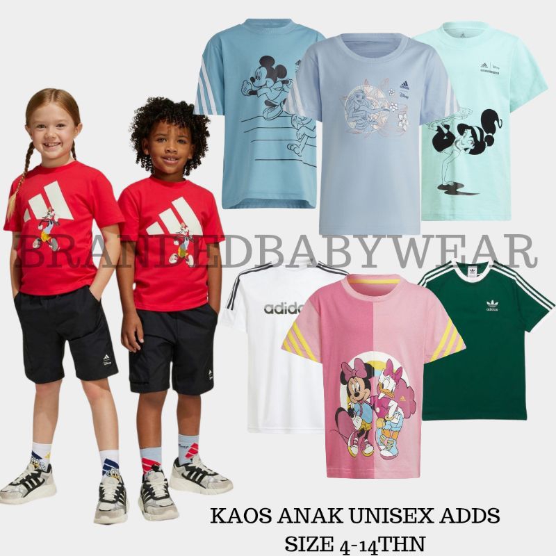 T-SHIRT ADDS เสื้อยืดเด็ก unisex ขนาด 4 5 6 7 8 9 10 12 14 ปี เหมาะสําหรับเป็นของขวัญ BBW551