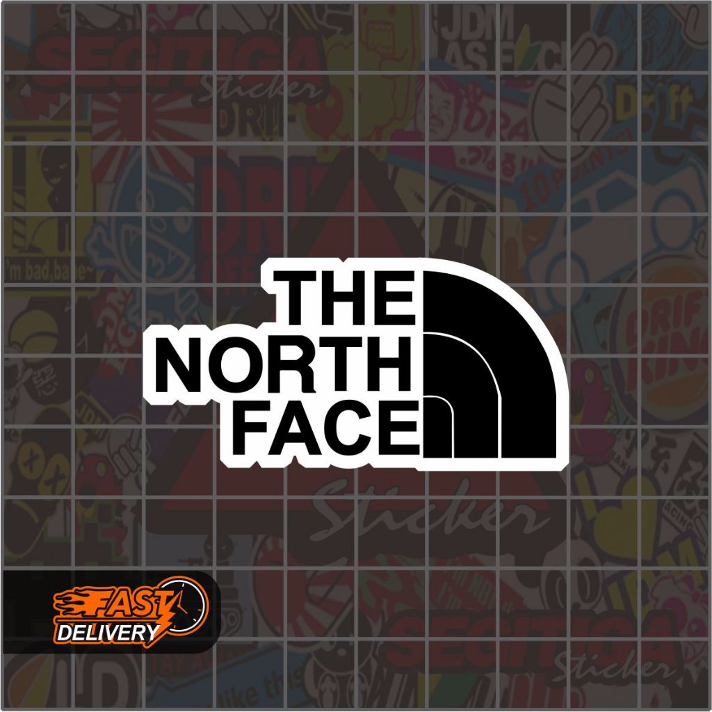 TNF สติ๊กเกอร์ The North Face ขนาด 6 x 3 ซม