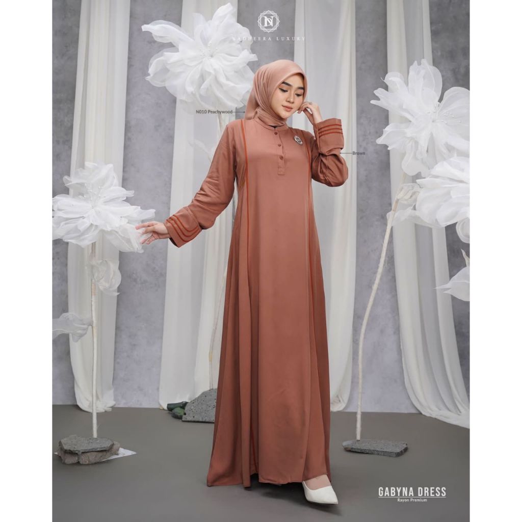 NEWEST GAMIS // GABYNA DRESS NADHEERA LUXURY NEWEST // NADEHEERA LUXURY // เดรสล่าสุด // เดรสธรรมดา 