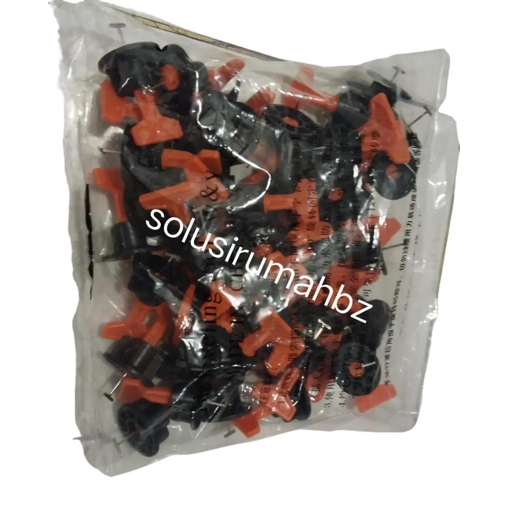 50PCS SPACER เซรามิคเครื่องมือ ROTARY ประเภท PIN PAK TILE LEVELING เครื่องมือ