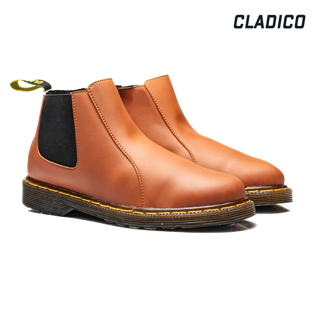 Claryco Hook - รองเท้าผู้ชายอเนกประสงค์ Look Style Iconic Vintage Chelsea Boot Tan