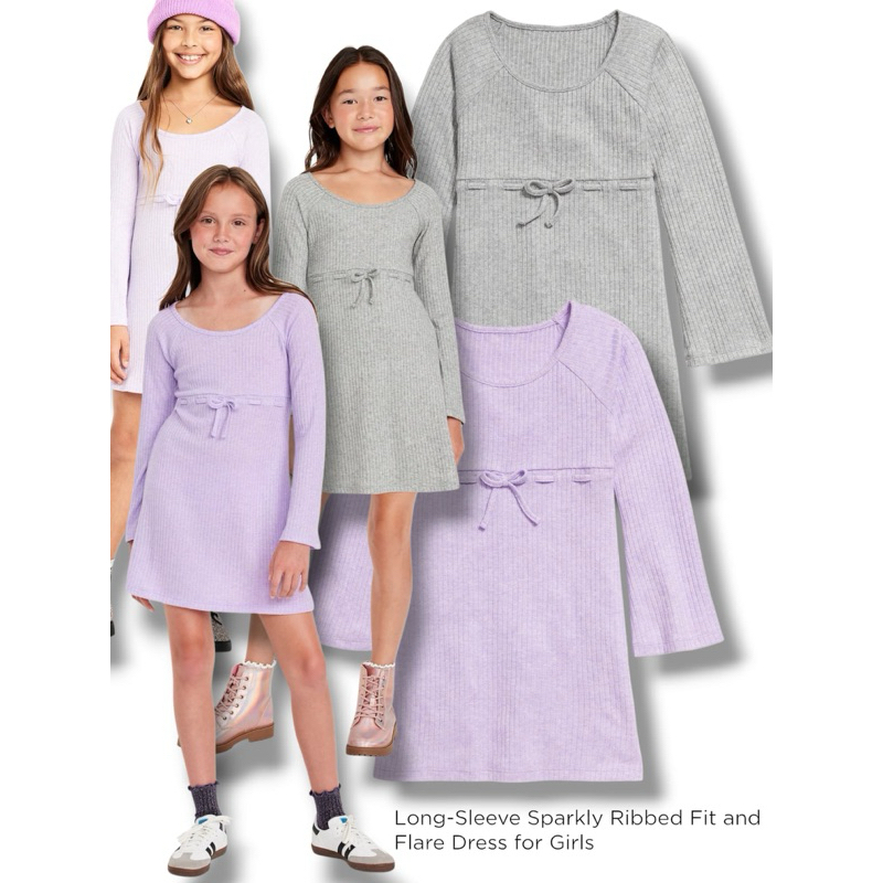DON1A: ON KNIT Dress Size xs(4-5y) S/D XXL (16y)