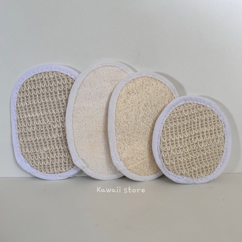 Loofah Gambas Sponge Facial Body Scrubber Pad