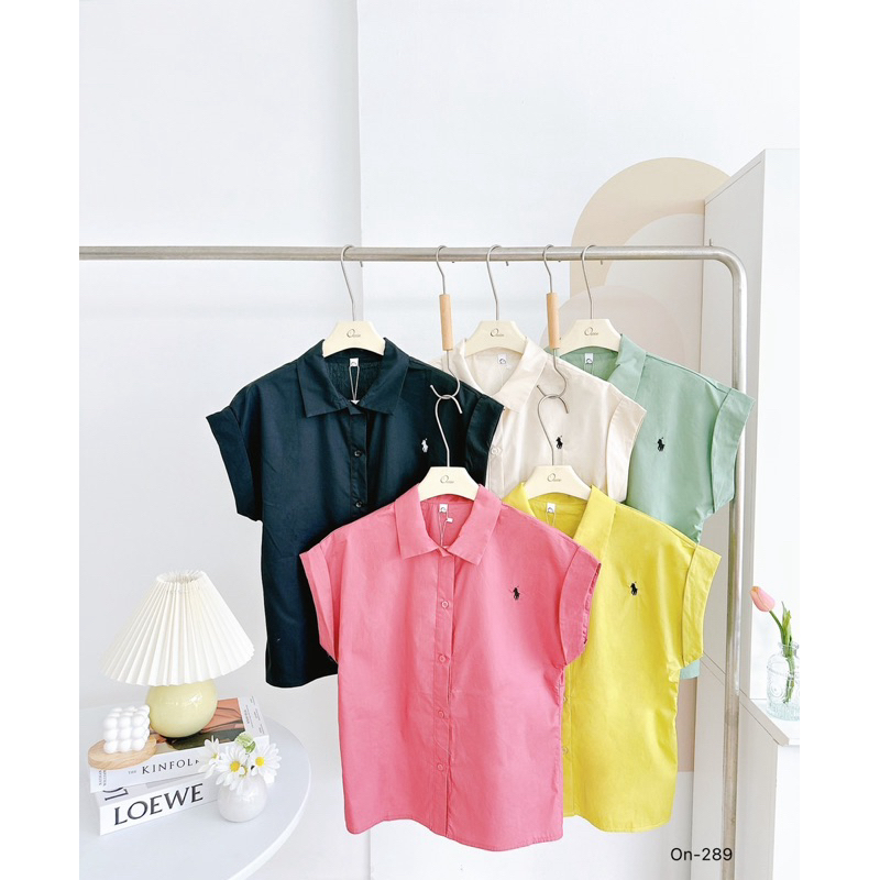 ON-289 OUNIE PLO BASIC SHIRT BKK