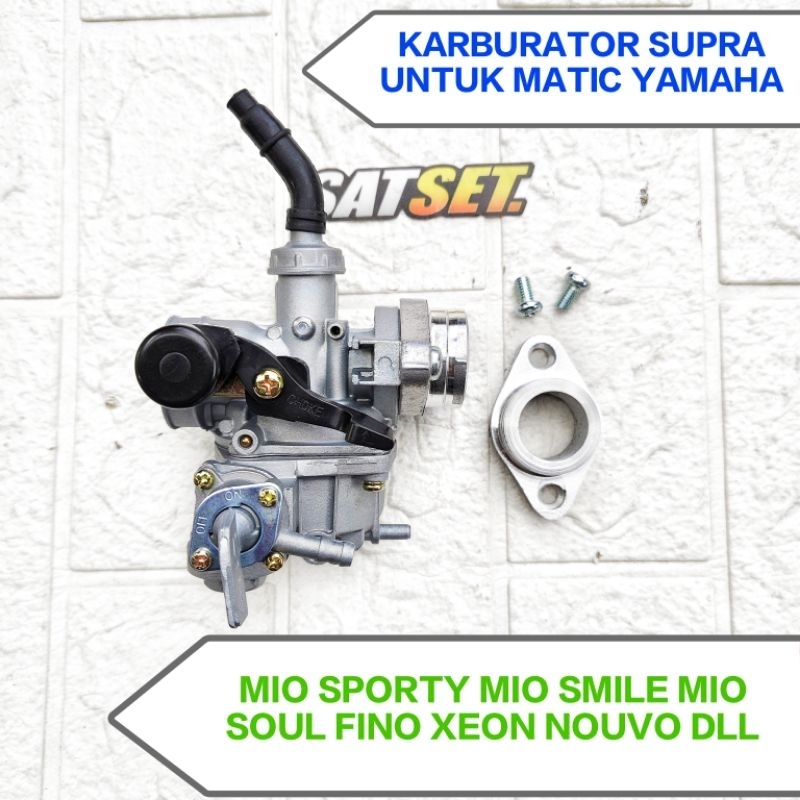 อะแดปเตอร์แพ็คเกจคาร์บูเรเตอร์ Supra Mio Sporty Mio Smile Soul Xeon Nouvo Fino ETC.