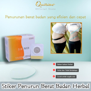 Quirino Slim patch koyo pelangsing perut 30pcs Detox perut buncit ampuh Mengecilkan perut buncit wanita Alat pembakar lemak perut buncit Kurus badan cepat