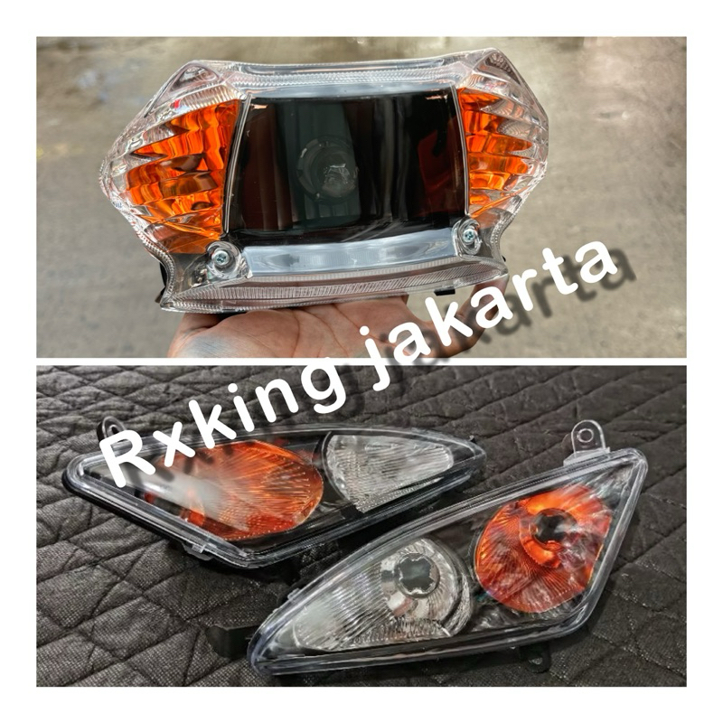 MIO SPORTY MIO OLD REAR LIGHTS SET MX SMOKE COLOR TURN SIGNAL