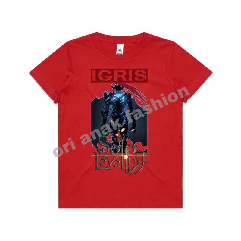 เสื้อยืดเด็กตัวละคร Solo ระดับ igris limited edition