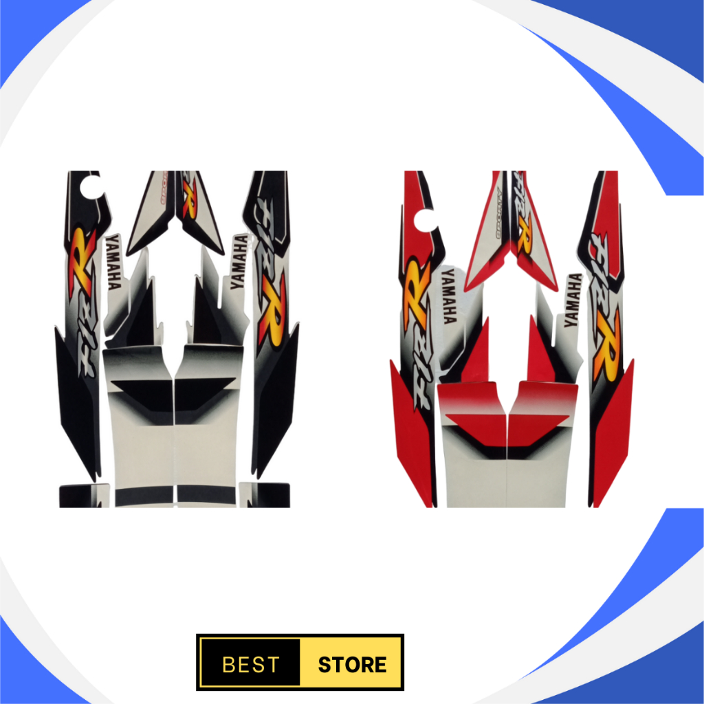 Yamaha F1ZR 2002 Full Clutch Striping Sticker - Standard F1ZR 2002 Sticker List