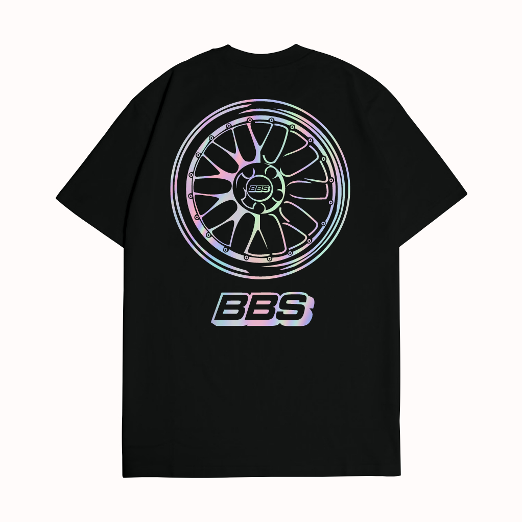 KRMK เสื้อยืด Unisex Distro พร้อม BBS LM ภาพขอบโฮโลแกรม