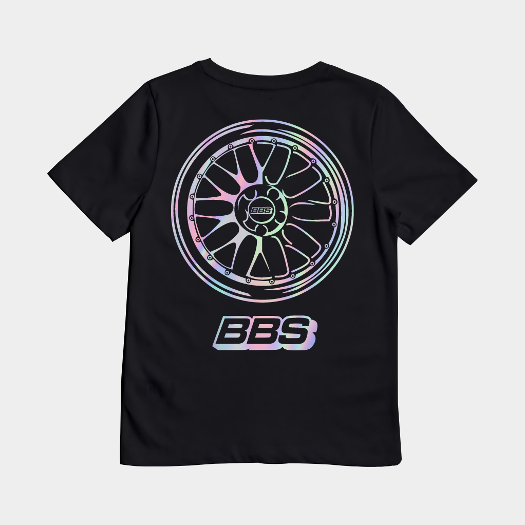 KRMK เสื้อยืด Distro สําหรับเด็ก Unisex พร้อม BBS LM ภาพขอบโฮโลแกรม