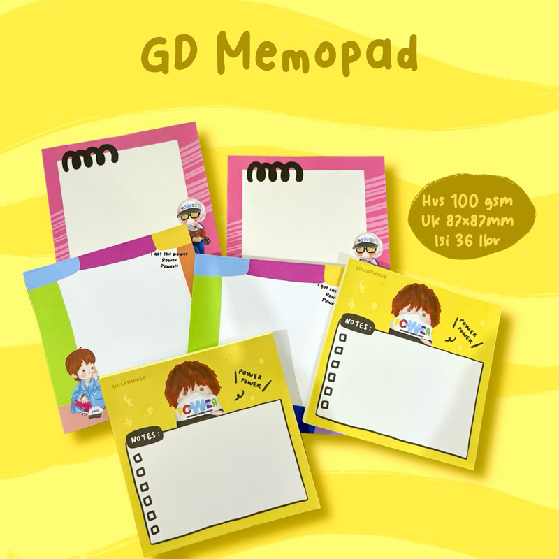 GD / G - Dragon / GDragon Bigbang Memopad