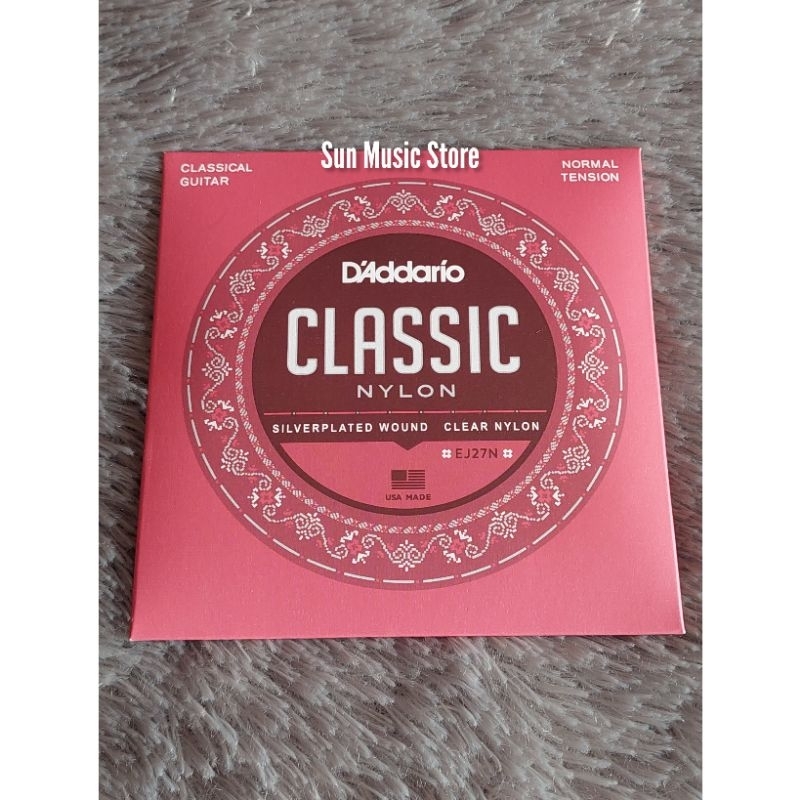 สายกีต้าร์ Daddario EJ27 - Daddario EJ27 N - Daddario สายกีต้าร์ไนลอน