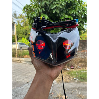 Lampu depan biled soket H4 SUPRA X 125 new/SUPRA BATMAN lampu soket H4 cahaya biled