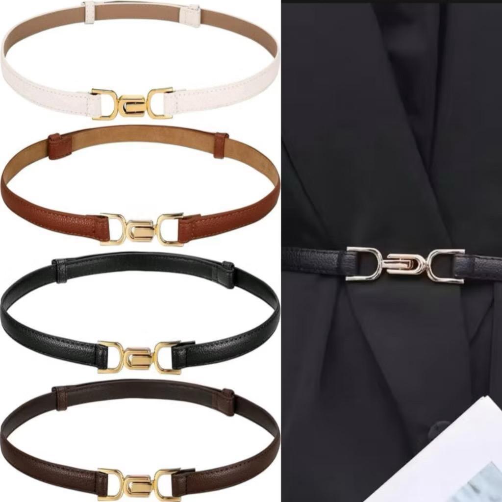 P 90 L 1.3 WOMENS PLAIN THIN BELT FASHION - SLIM CASUAL เข็มขัดผู้หญิง
