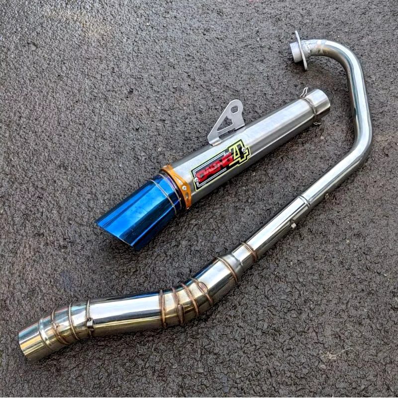 ท่อไอเสีย Daeng sai4 ข้อศอกใหญ่สําหรับ Raider 150 fi carb Tmx exciter sonic rs150 Lc135 y15zr Skygo brixton fz150i spark 135 R15 v2 v3