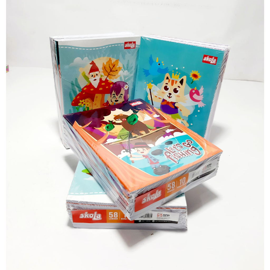 SKOLA58/10 Writing Books (1 แพ็ค มี 10 เล่ม)