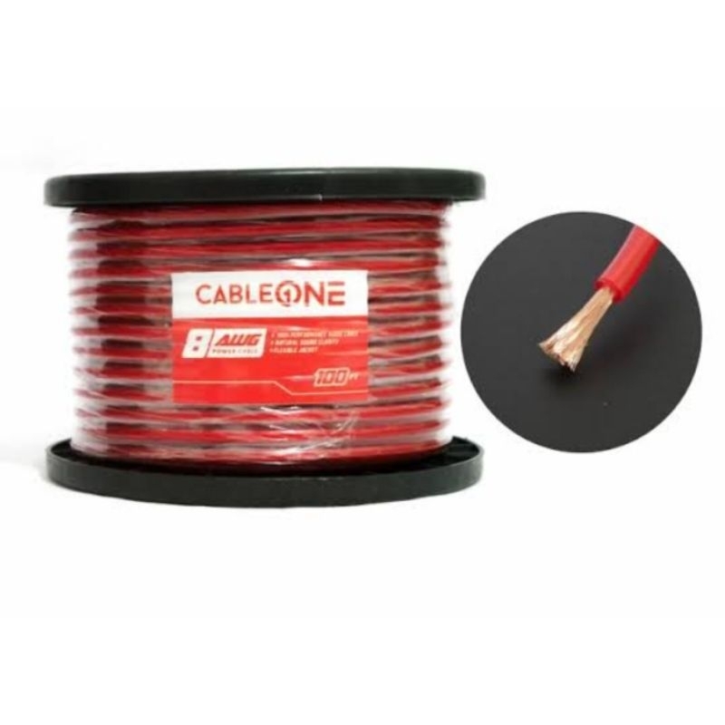 Awg8 40yard สาย Strum ทองแดงหนา CableOne