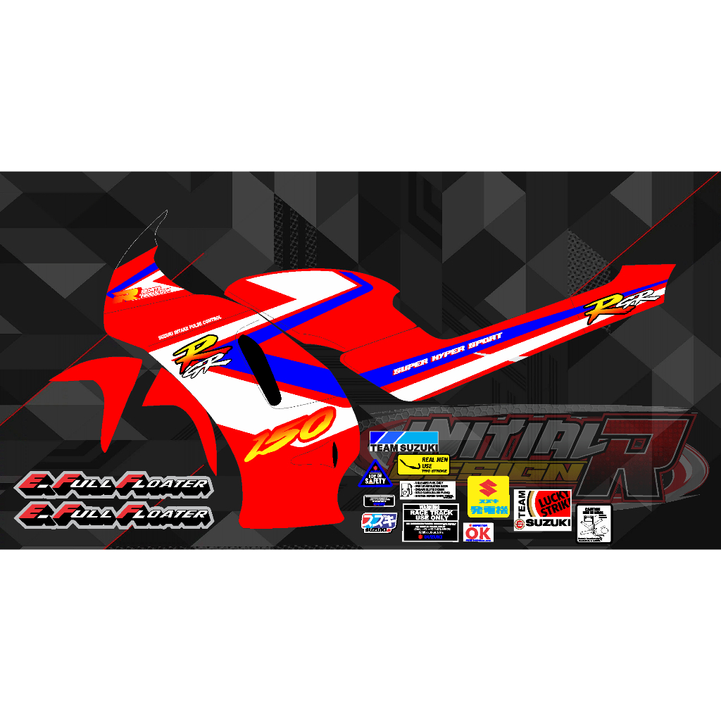 Suzuki RGR 150 jumbo Striping (ขอสีอื่นได้ & ประเภท RGR)