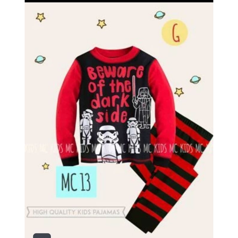 ชุดนอน Star wars ไซส์ 95 (2t), 100 (3t), 120 (5t), 130 (6t)