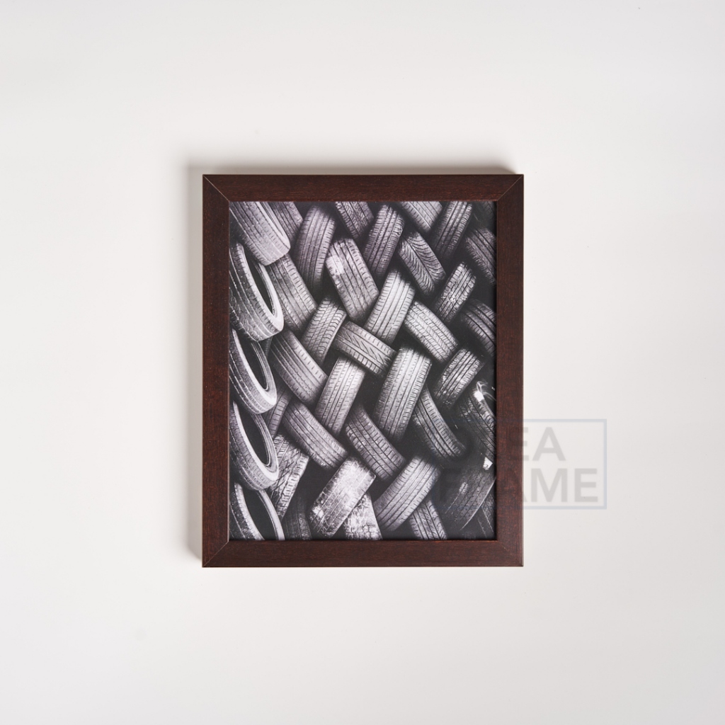 กรอบรูปไม้สีน้ําตาล - กรอบรูป 30x40ซม
