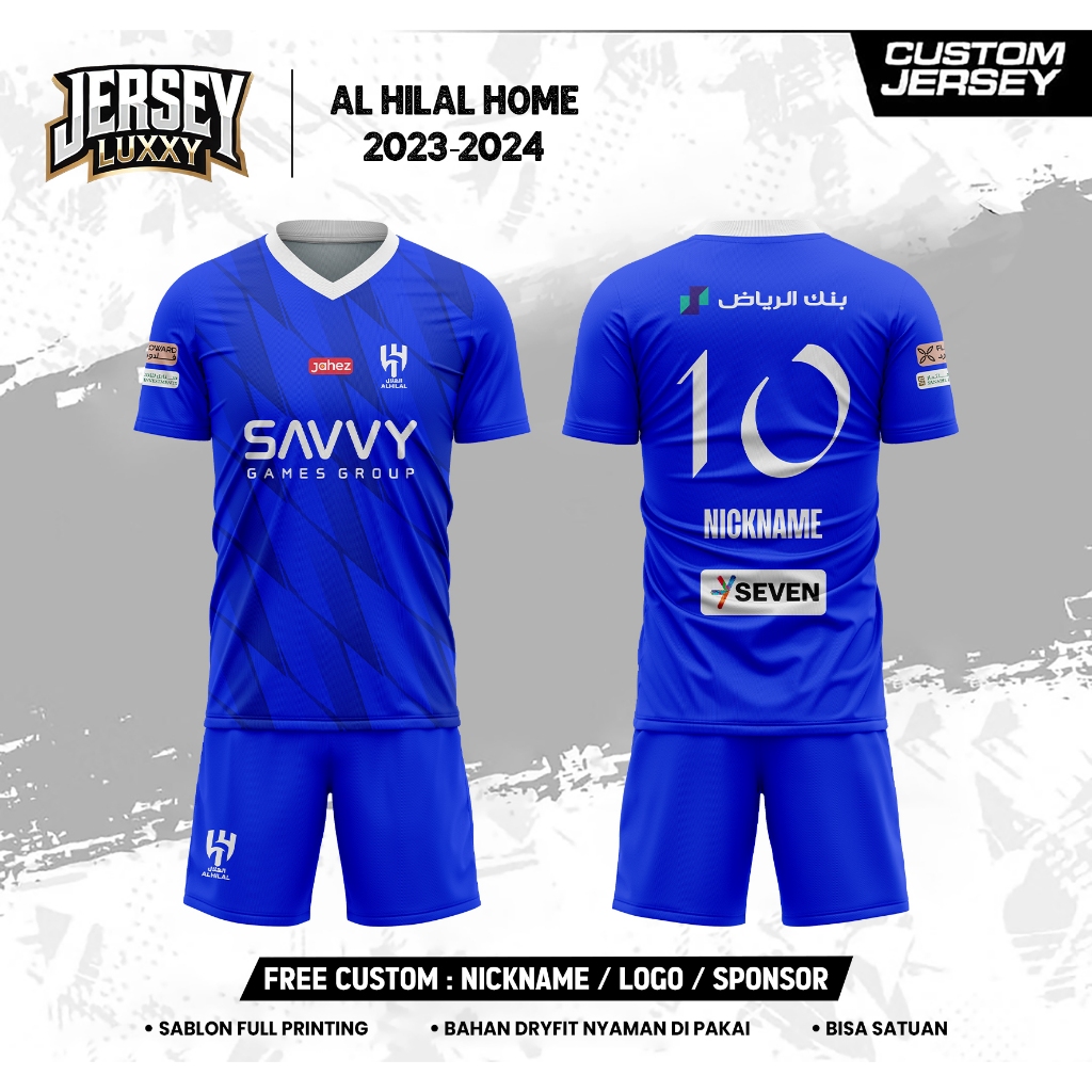 AL-H1LAL H0M3 2022-2023 SHORT FULL DESIGN Football Jersey_ ชื่อและหมายเลขสั่งทําพิเศษฟรี ผู้ใหญ่และเ