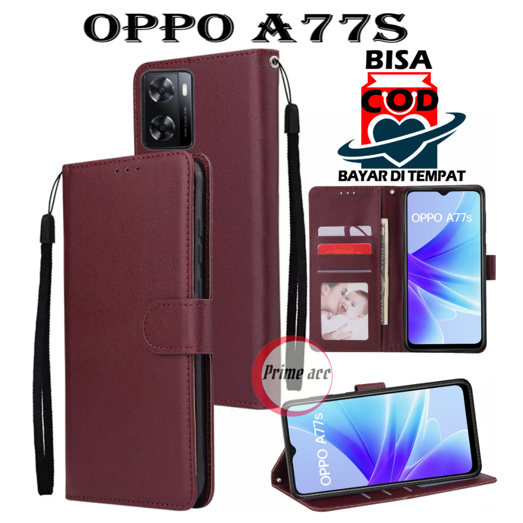 เคสหนังฝาพับ OPPO A77S (GET ANTI-SCRATCH MATTE CERAMIC)