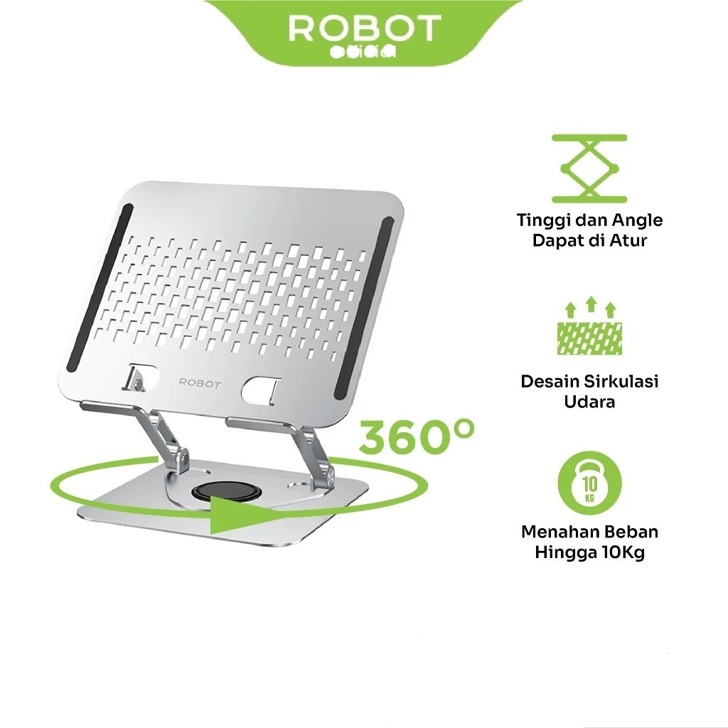 ROBOT RT-LS06S แล็ปท็อปหลายมุมพับได้หมุนได้ 360°
