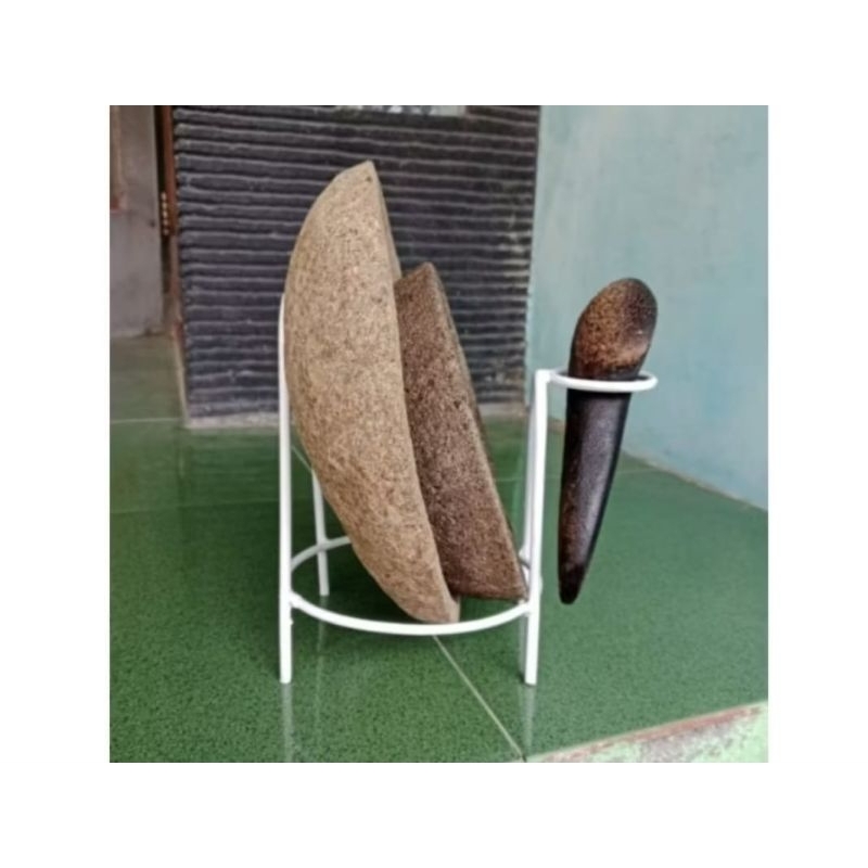 ROUND MORTAR AND PESTLE RACK