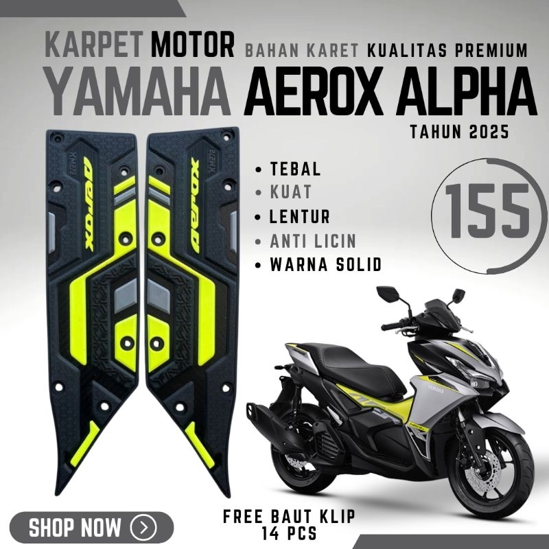YAMAHA AEROX ALPHA TURBO/CYBERCITY/STANDARD MOTORCYCLE STEP AEROX ALPHA VARIATIONS AEROX ALPHA อุปกร